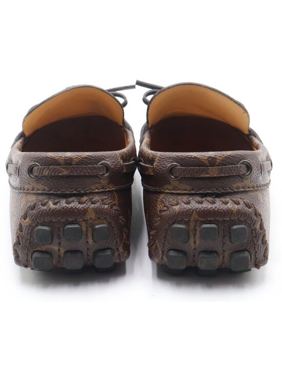 Louis Vuitton LV Driver Line Loafers Monogram Driving Shoes Brown main image 4
